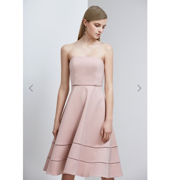 keepsake the label // pale pink strapless midi - Picture 7 of 8
